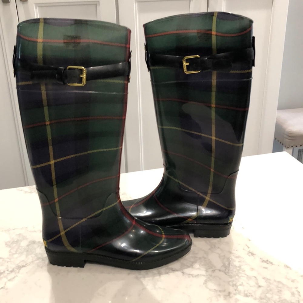 Ralph Lauren Rossalyn II Rainboots size 8